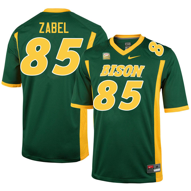 North Dakota State Bison #85 Jett Zabel College Football Jerseys Stitched-Green